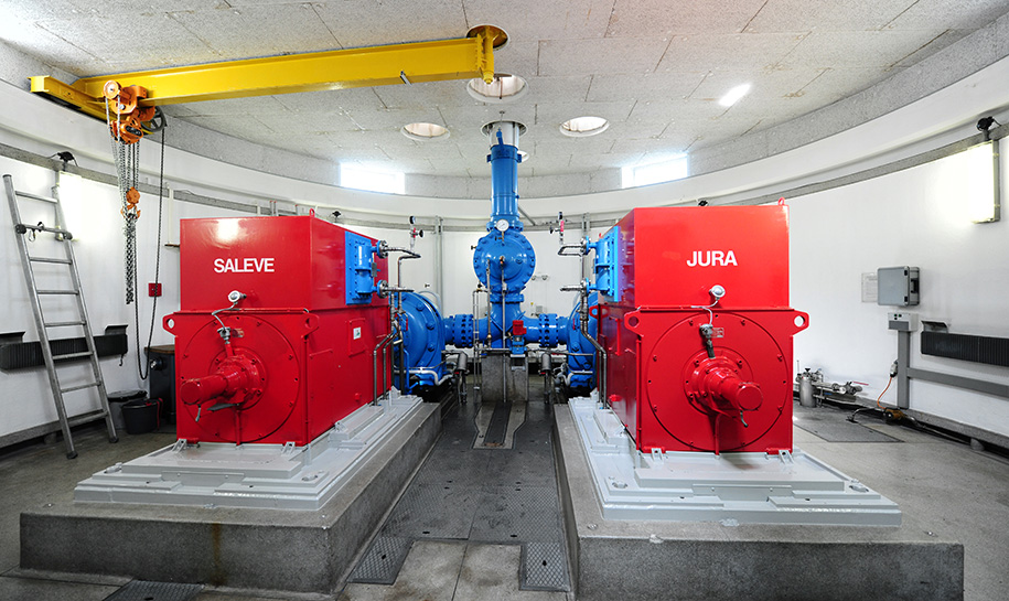 Machinerie JEt d'eau